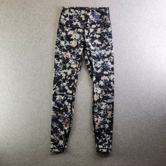 lululemon athletica Pants - Lululemon Leggings Womens 6 Wunder Under Hi Rise Tight 28" Spring Bloom Multi